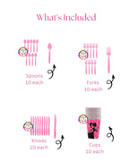 Barbie Tableware Set 126pcs party supplies