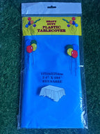 Plastic Table covers reusable in Dark Blue-2pk, perfect for party supplies, wedding decorations, kids party tableware and more events.