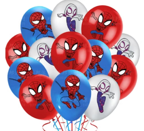 Spiderman themed Character balloon 12 inches 18ct