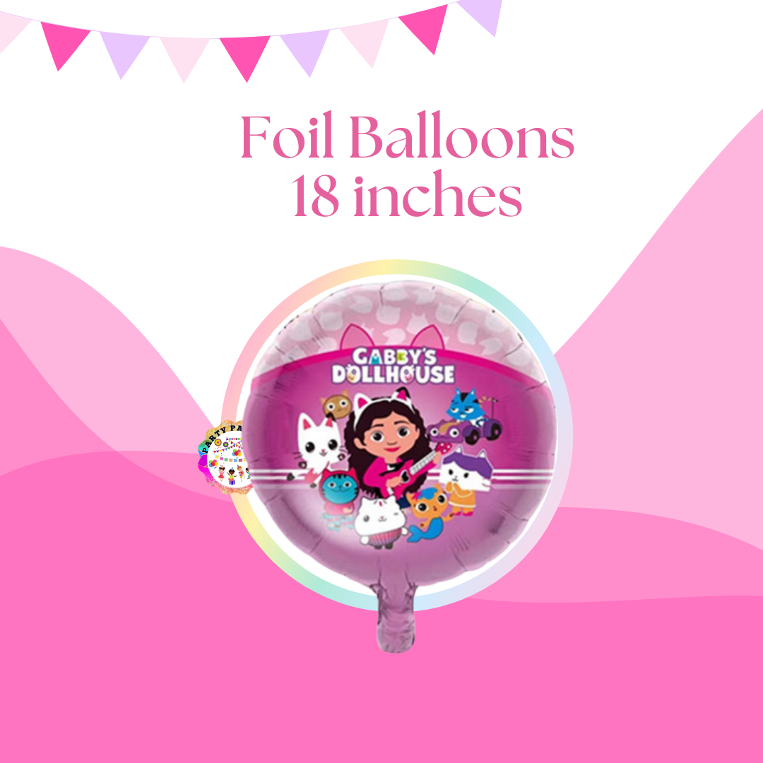 Gabby Dollhouse 2 Foil Balloon 18inch - perfect for party decorations, themed party decor, and birthday celebration decorations. Main image