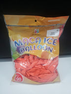 Retro Balloon Natural Latex Rubber 12 inches "Coral Red" 100ct party supplies