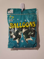 Green Agate (Marble) Balloon 12in 100pk in packaging, perfect for party supplies and decorations with unique marble effect.