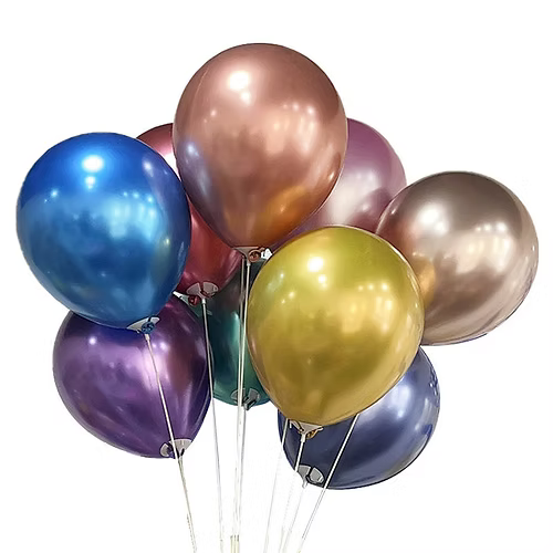 Chrome Balloon Mix Multicolor 50pcs Main image