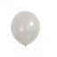 Metallic Balloons 12inches 100ct in White, ideal for party supplies, baby shower, wedding decorations, event party accessories.