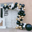 Chrome Black Chrome Gold Garland Kit 120pcs for party decoration