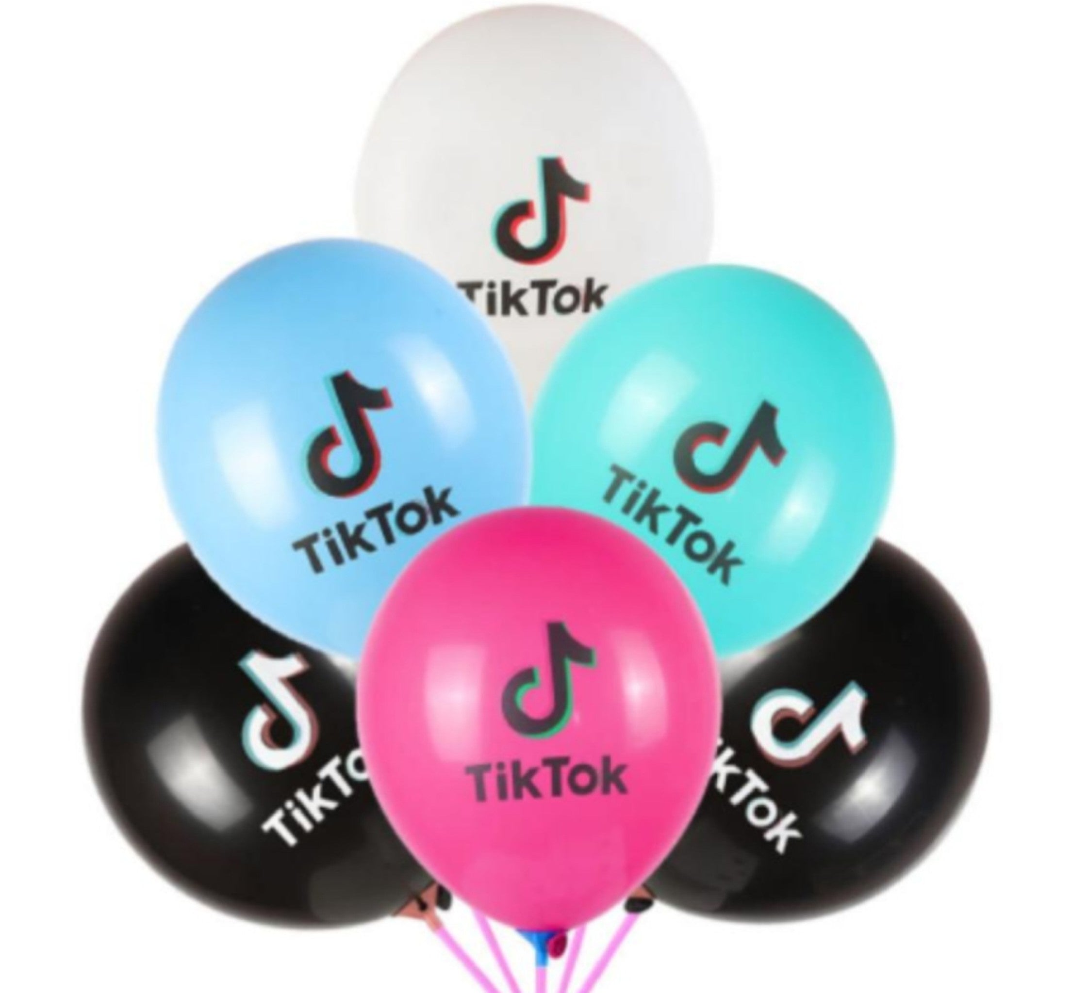 Themed balloons "Tiktok" 12inches- 20ct for party decorations and supplies.