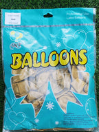 Chrome Balloon Gold 12 inches 50Ct, party supplies, themed party decor, wedding decorations, baby shower decorations, birthday party supplies