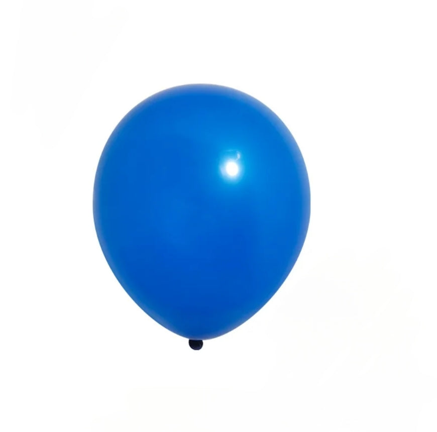 Regular Matte Balloons 12inches "Blue" 100ct - Perfect for birthday parties, weddings, baby showers, party decorations. Main image