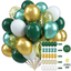 Green balloon garland kit for party decorations