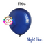 Retro Balloon Natural Latex Rubber 12 inches "Night Blue" 100ct party decorations