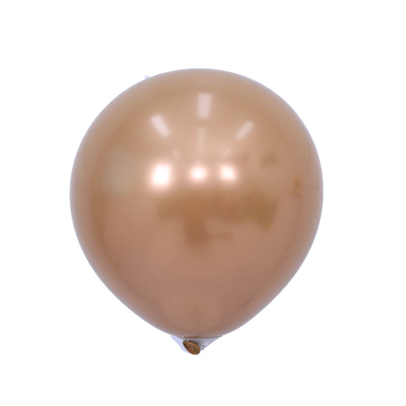 Chrome Rose Gold Balloons for Birthday, Baby Shower, Wedding, Graduation, Summer Themed Party Decorations 5"/12"/18"/36" Secondary image