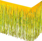 Gold Foil Fringe Table Skirt-2 pack for party supplies and decorations, perfect for themed party decor, weddings, and celebrations.