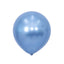 Chrome Balloon 12inches "Blue" 50ct for party supplies, themed party decor, wedding decorations, and birthday party supplies.