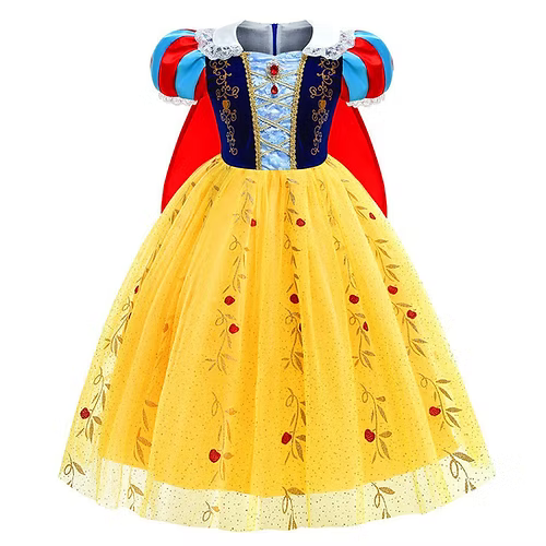Girls Birthday snow costume perfect for birthdays, halloween, or cosplay 7 piece Main image