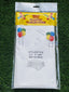 Plastic table cover reusable in white -2pack for party decorations and themed party decor.