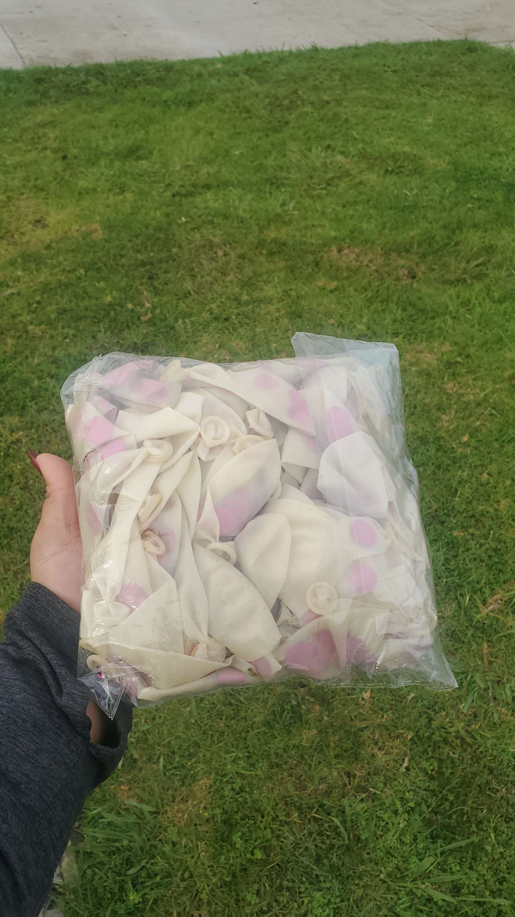 Confetti Balloon in rose red 12 inches 25pk, perfect for party decorations, event supplies, and celebration decorations.