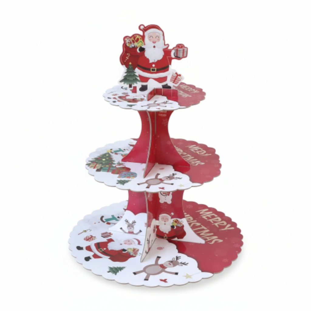 Merry Christmas 🎅 3 Tier Treat Tower party supplies