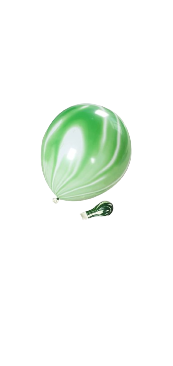 Green Agate (Marble) Balloon 12in 100pk - Party supplies, unique marble balloons, decorations, birthday, wedding, baby shower, event supplies Main image