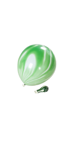 Green Agate (Marble) Balloon 12in 100pk - Party supplies, unique marble balloons, decorations, birthday, wedding, baby shower, event supplies