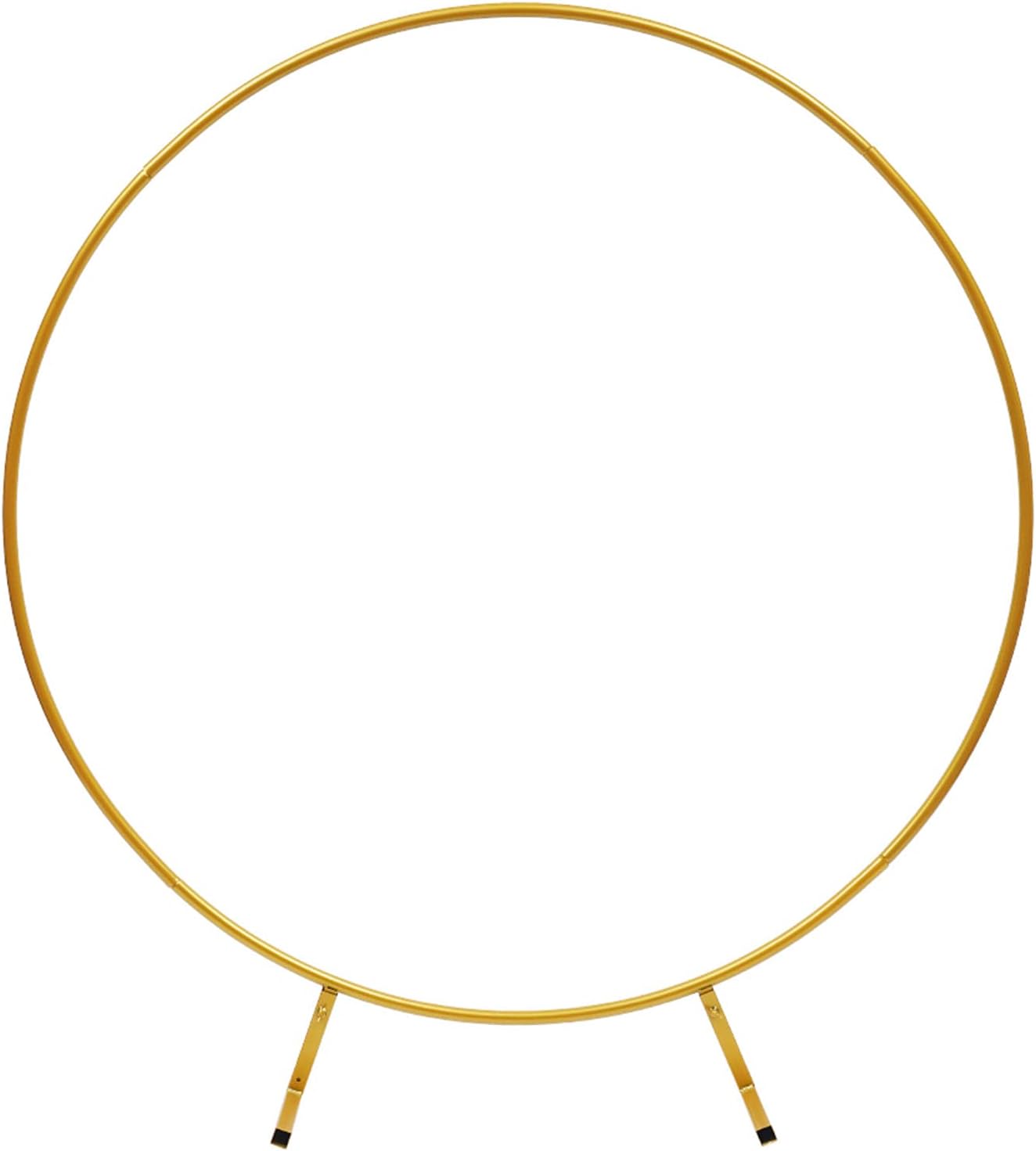 Round Metal Arch Backdrop Stand in Gold for party decorations and themed party decor