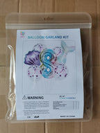 Mermaid Balloon Garland 9 pcs #5 for party decorations and event supplies