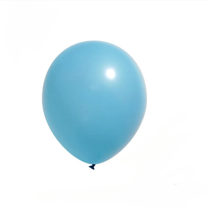 Regular Matte Balloons 12inches "Light Blue" 100ct party supplies for birthdays, weddings, baby showers, and other special events. Main image