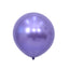Chrome Balloon 12inches in "Purple", perfect for party supplies, birthday party decorations, baby shower, and wedding decor.