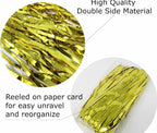 Gold Foil Fringe Table Skirt-2 pack for party supplies and decorations