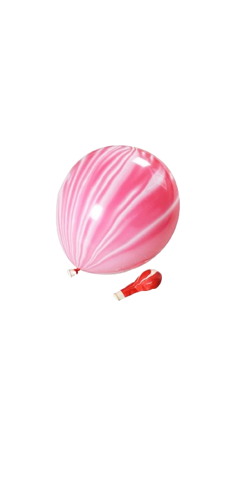Red Agate (Marble) 12 in 100ct party balloon