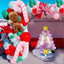 Merry Christmas Balloon Kits Style-4 147pcs, party supplies, themed decorations, festive balloon backdrop with gingerbread and candy cane.