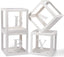 Transparent Balloon Box 4pcs/1 set (Letters Included) party decorations for baby shower, themed party decor, and birthday parties.