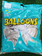 Chrome Balloons 18 inches in Champagne 50Ct, ideal for party supplies, wedding decorations, and birthday party supplies.