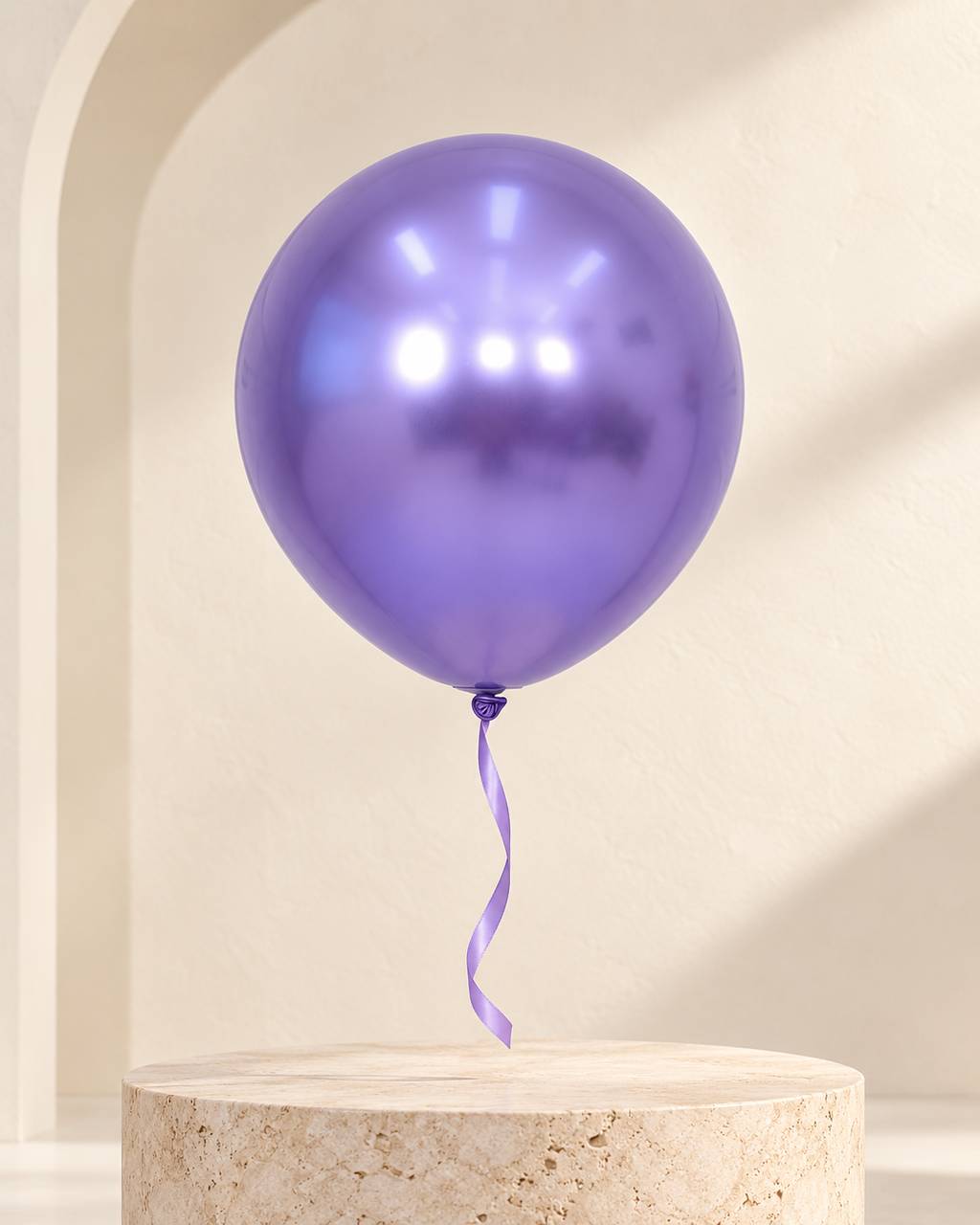 Chrome Balloon 12inches 50ct in "Purple" For Parties Wedding Corporate Events Holiday Party