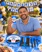 Father's Day Tableware Set 122 pieces Bundle Party Kits for 20 guests