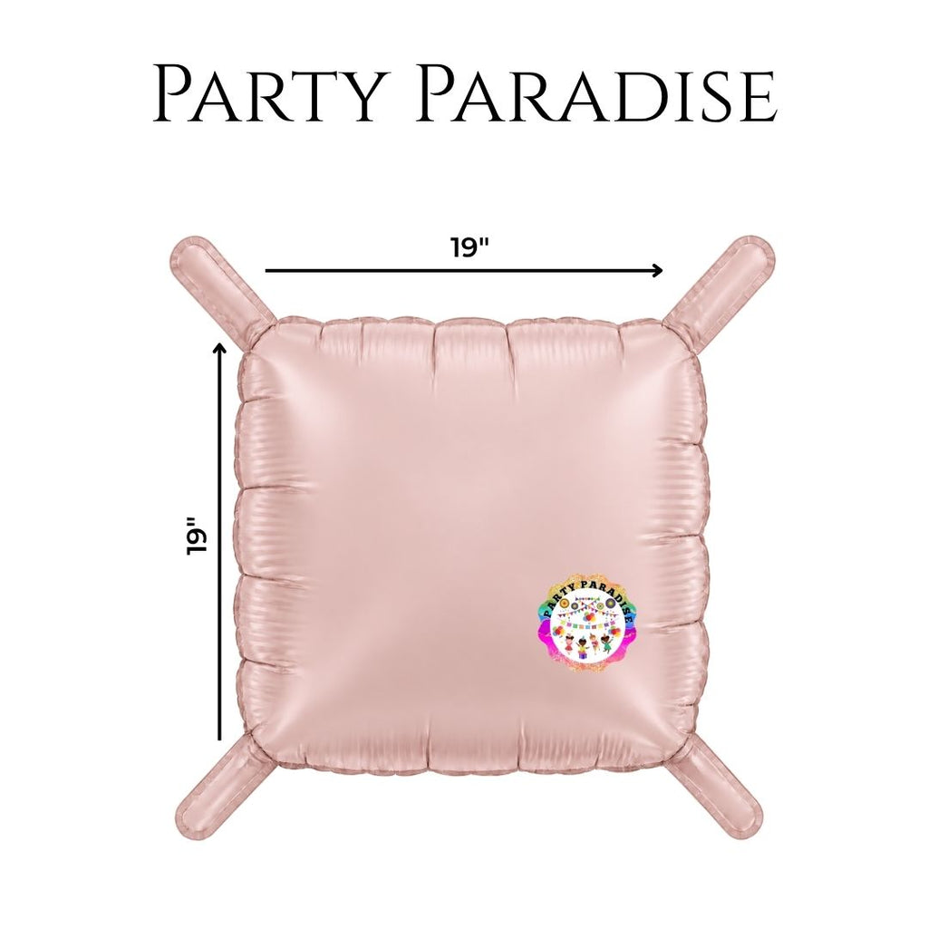 Double-Sided Two-Tone Square Foil Balloons Grid Background Wall for Party 19inch Squares, 25PCS