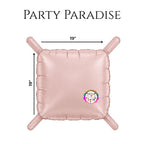 Double-Sided Two-Tone Square Foil Balloons Grid Background Wall for Party 19inch Squares, 25PCS