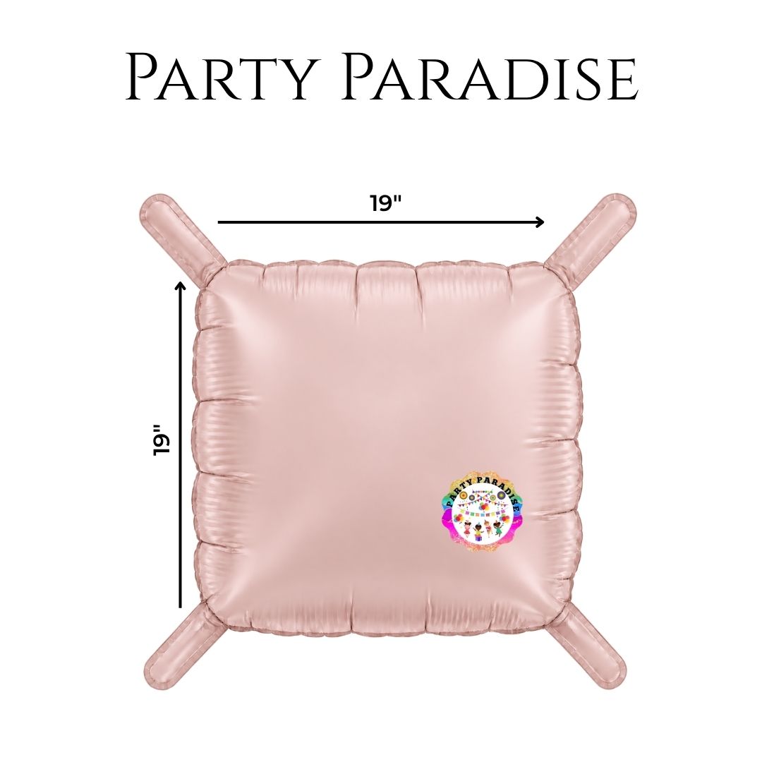 Double-Sided Two-Tone Square Foil Balloons Grid Background Wall for Party 19inch Squares, 25PCS