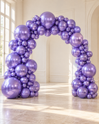 Chrome Balloon 12inches 50ct in "Purple" For Parties Wedding Corporate Events Holiday Party