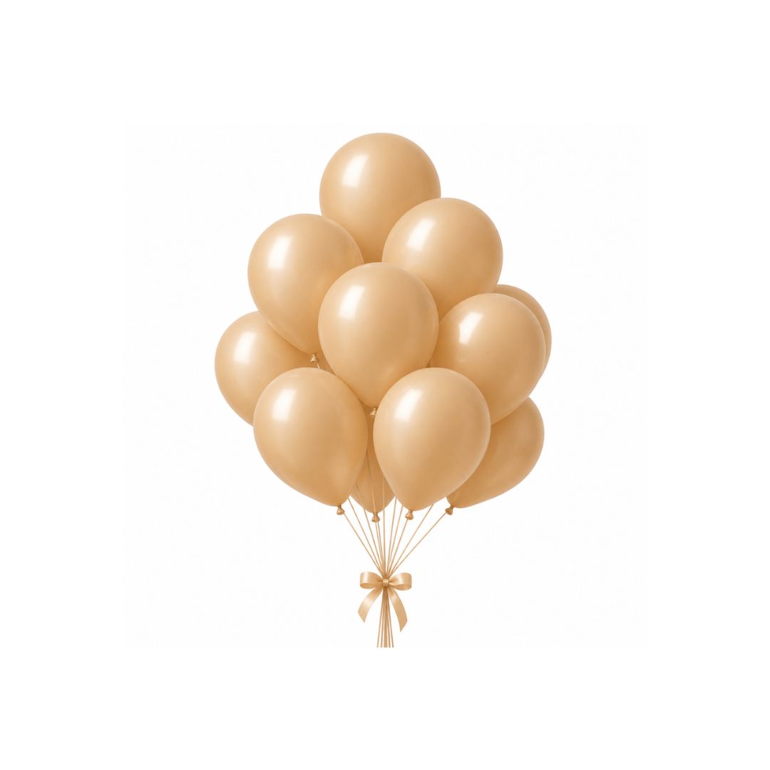 Retro Balloon Natural Latex Rubber in Cocoa Grey 12" 100ct or 5" 200ct for Birthdays, Baby Shower, Anniversary, Gender Reveal, Weddings, Graduation, Prom, Bridal Showers, Bachelorette Party