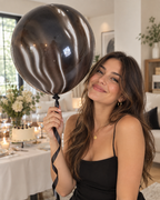 Black agate (Marble) Balloons 12in 100pk For Birthdays Parties Weddings Anniversary Corporate Events Holiday Celebrations