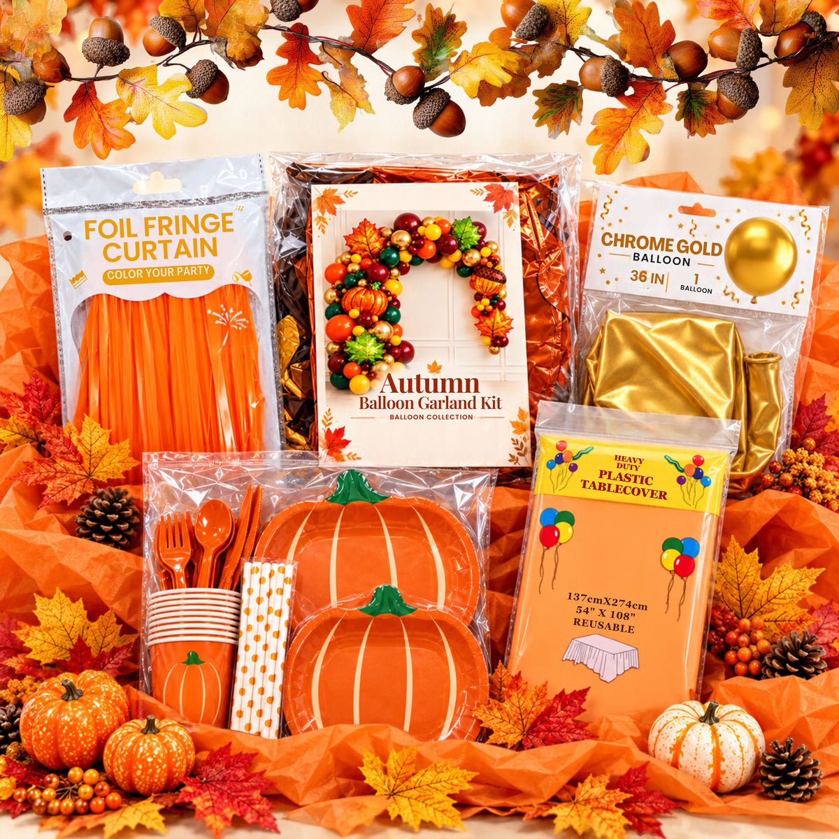 The Pumpkin Spice Soiree Ultimate Party Kit for a Fall Celebration Main image