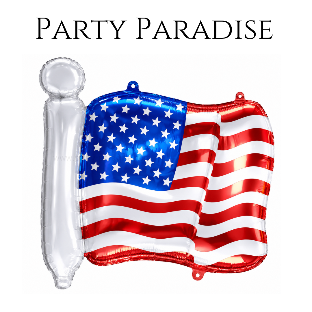 American Flag Balloon USA Flag Foil Balloon 73cmx50Cm 1PC