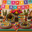 Cinco de Mayo Tableware Set Party Kit 135pcs for Birthdays Mexican Carnival Fiesta Festival