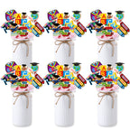 Kindergarten Graduation Party Decoration Vase Plaque Children's Graduation Decoration Supplies Vase Plugin includes 8pcs/Set