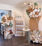 Avocado Green Blush Nude Balloon Garland Kit 116 pcs Birthday Baby Shower Graduation Anniversary