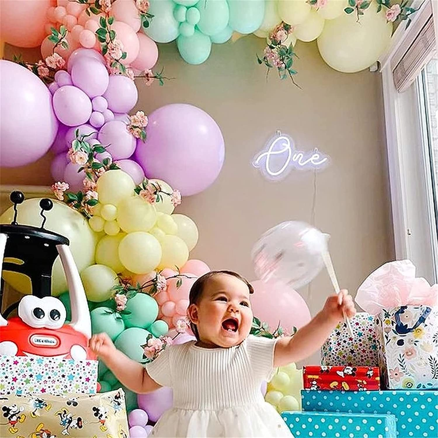 Macaron Pastel Color  Balloon Arch Garland Kit 135 pcs for Birthdays Princess Party Backyard Party Summer Parties Easter Hosting Secondary image