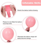Double stuffed matte white, Macaron Pink, Purple Gold Balloon Garland Kit 155 pc for Birthdays Weddings Baby Shower Bridal Party Anniversary