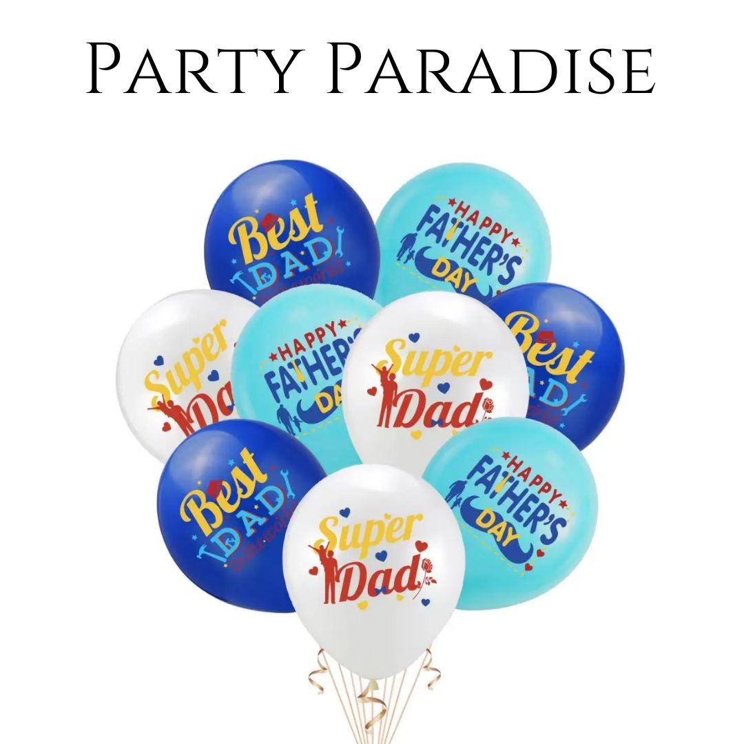 Super Dad Father's Day Printed Balloons Bouquets