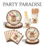 92 PCS SET Capybara Tableware Set Party Kit for Birthdays
