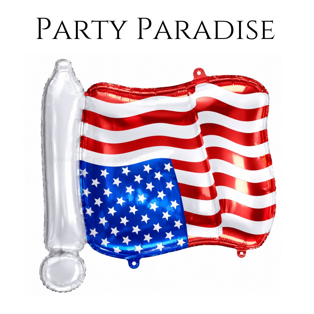 US Flag Foil Balloon 73cmx50Cm 1PC Main image